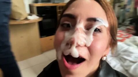 Slideshow artemis carmona triple facial cumwalk.