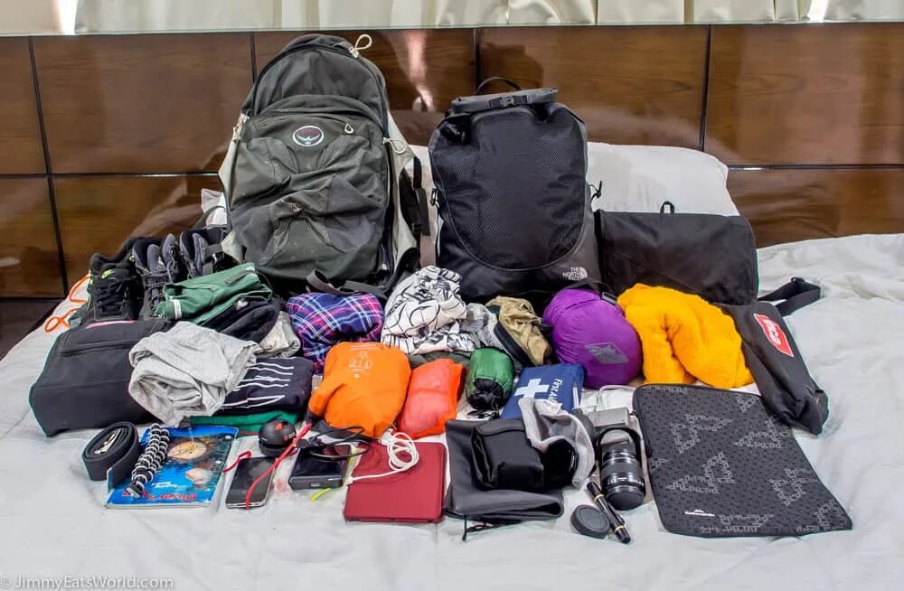 Снимают по 1 вещи. Рюкзак для похода. Рюкзак с вещами для похода. Интересные вещи для похода. Много вещей.