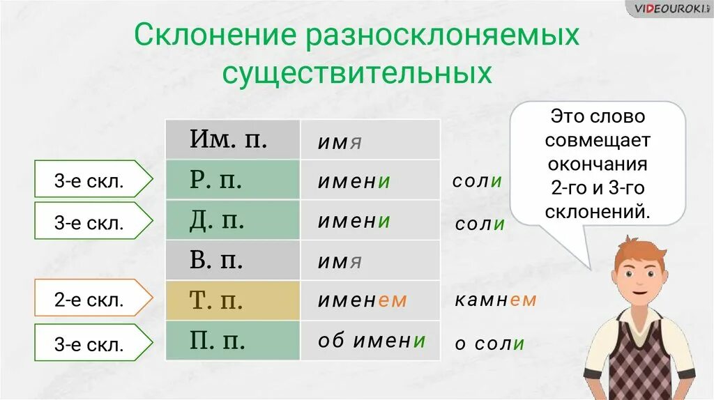 Разносклоняемые существительные в п п имеют окончания. Склонение разносклоняемых существительных таблица. Склонение разносклоняемых существительных. Разносклоняемые существительные склонение. Окончания разносклоняемых существительных.