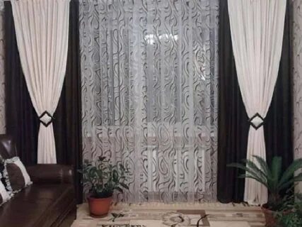 Фото тюли в квартире в зале