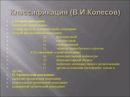 Острая морфологический