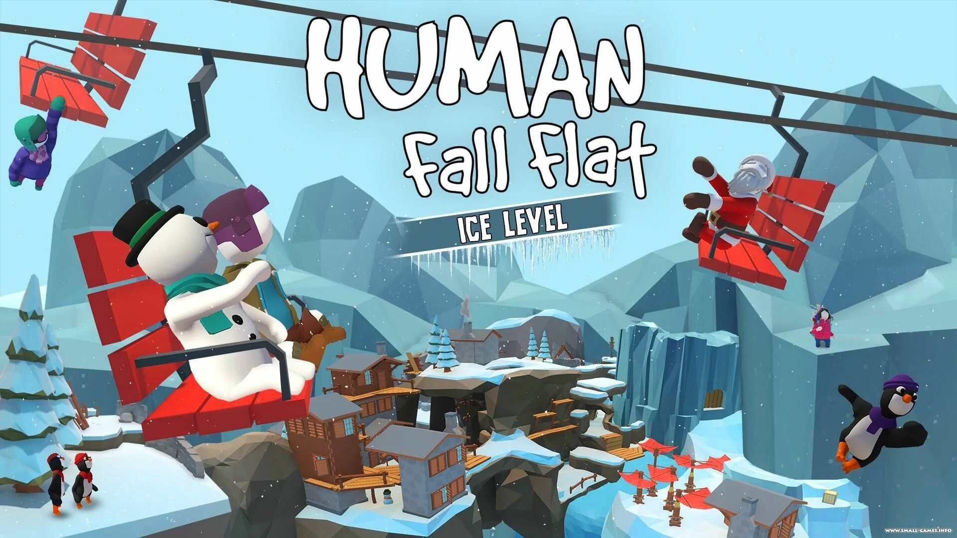 Human: Fall Flat. Игра Human: Fall Flat. Хуман фулл флэт. Игра ХЬЮМАН фол флэт. Level ice