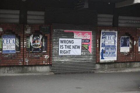 The new right is