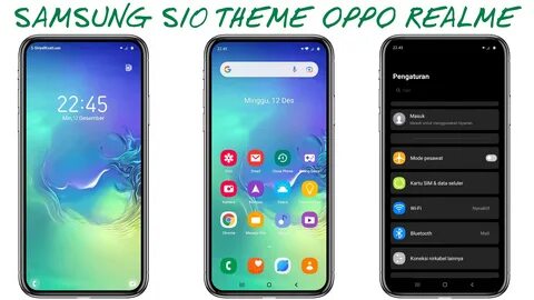 Download Tema SAMSUNG GALAXY S10 for Oppo Realme - Realme Tema Download Tema Gra