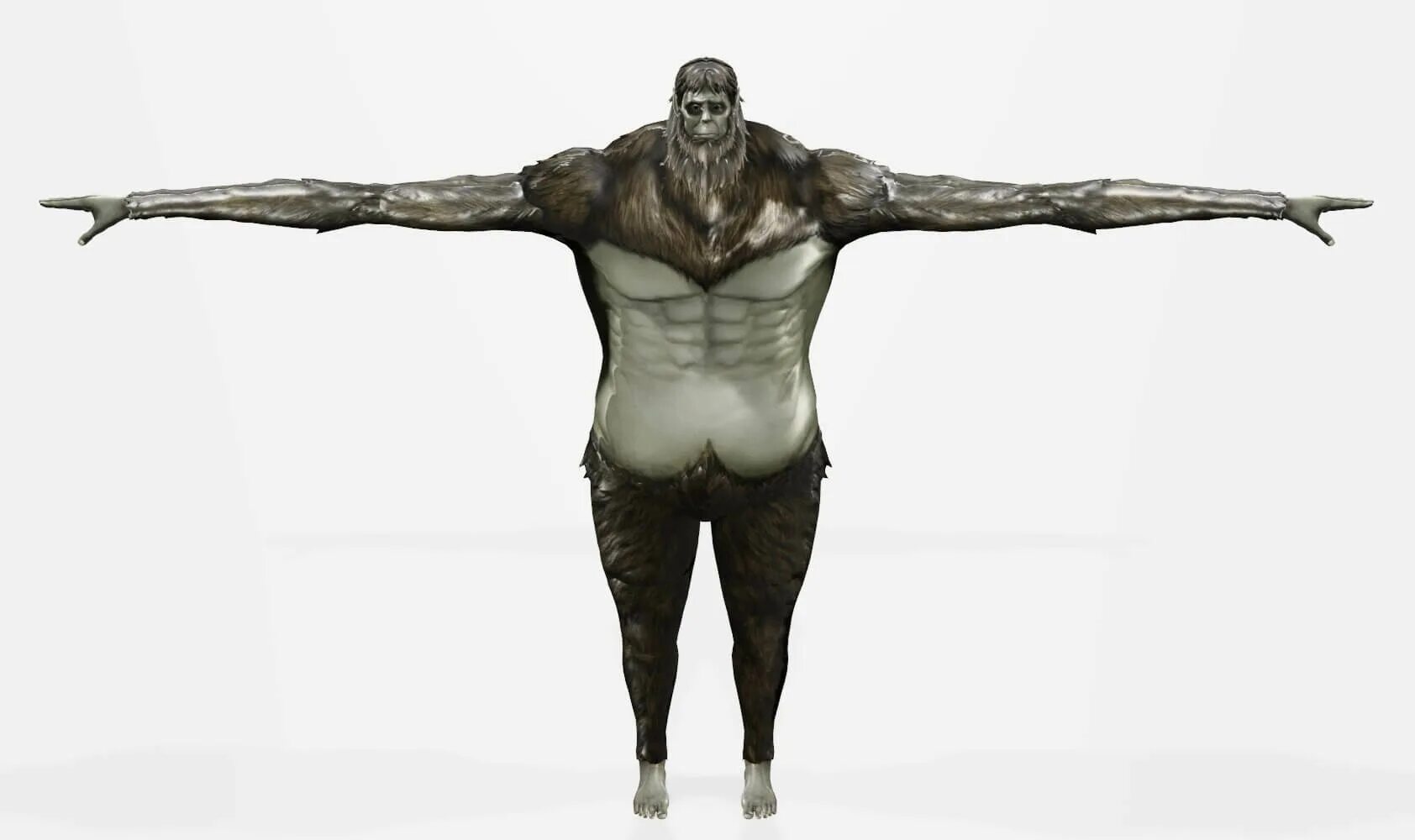 Мистер бист ест рис джерк. Звероподобный Титан в полный рост. Beast Titan 3d model. Звероподобный Титан 3d. Мистер Бист в полный рост.