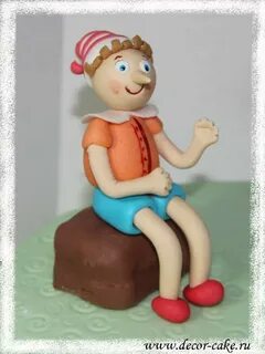 Буратино из пластилина