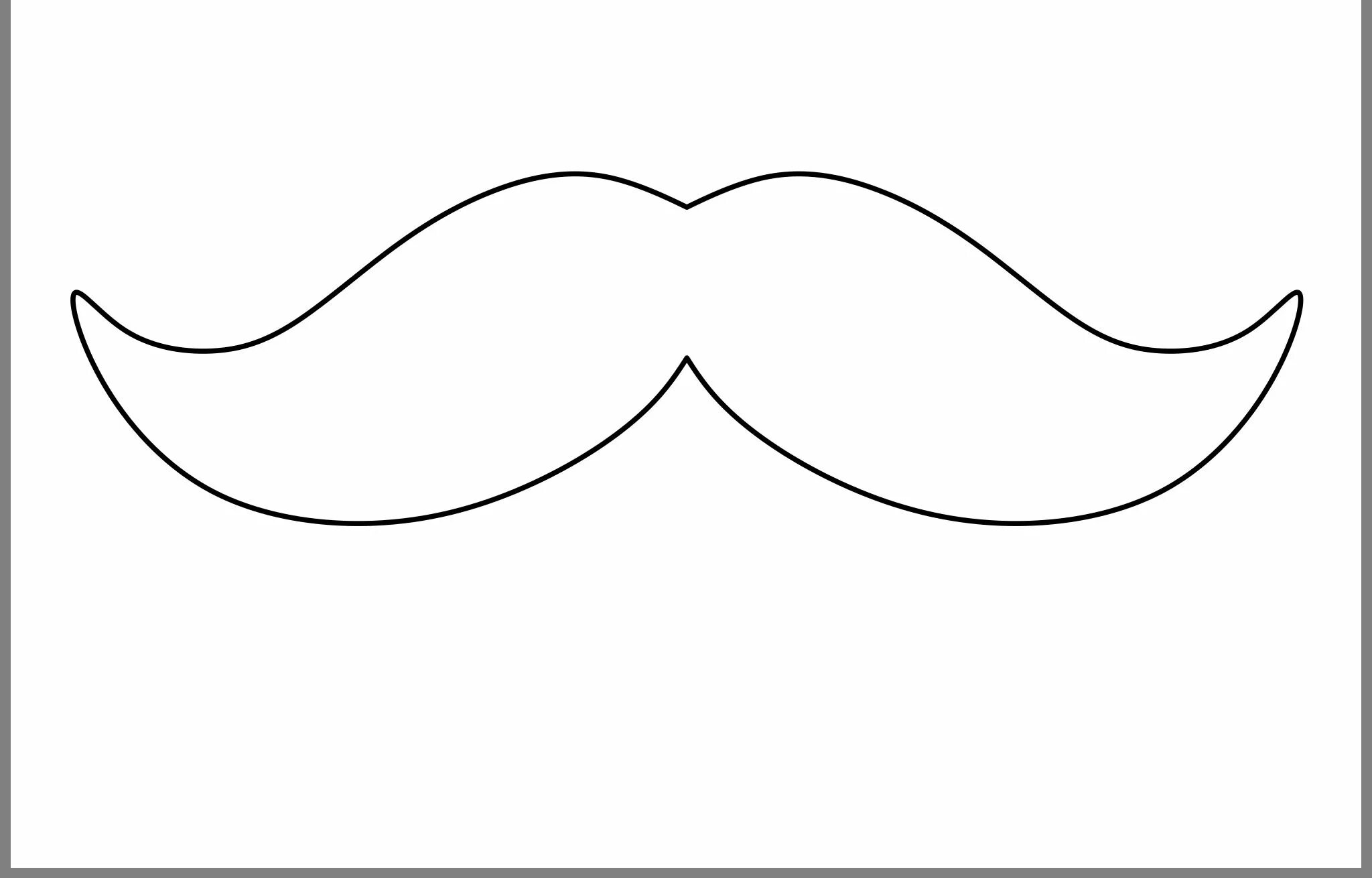 Усы шаблон для вырезания распечатать Bigote Skola, Bilder