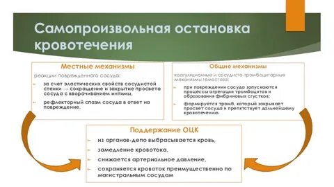 Механизм остановки