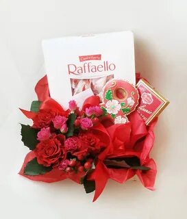Подарочный набор с цветами заказать в Киеве Sweetmeet
