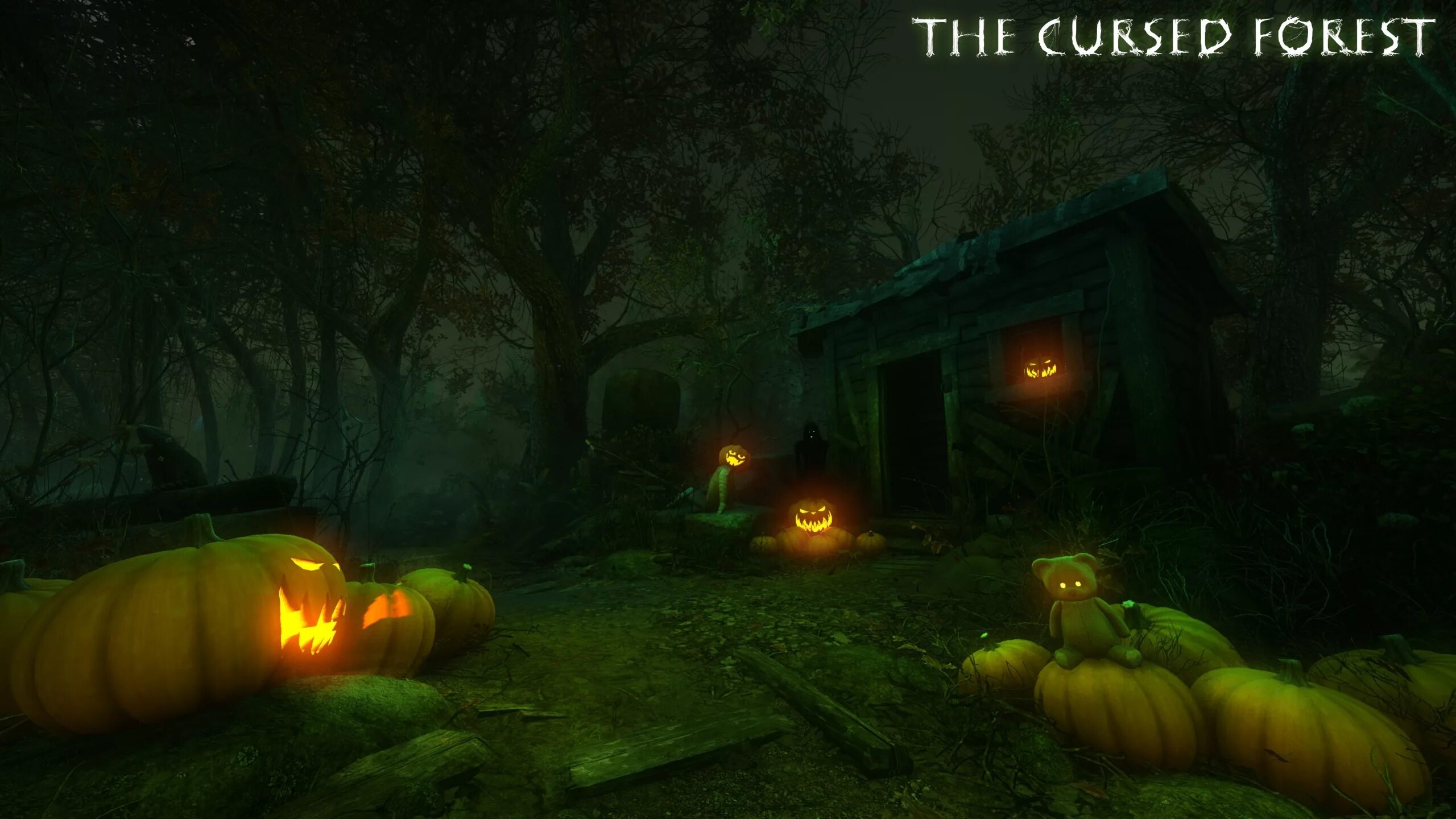 Cursed walked. The cursed forest игра. мрачный лес хэллоуин. cursed на рабочий стол.