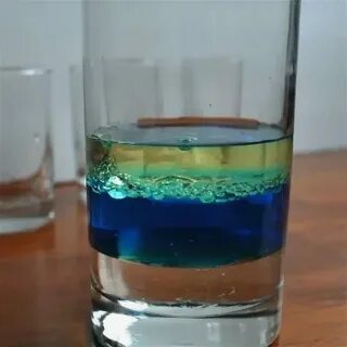 Смесь двух несмешивающихся жидкостей