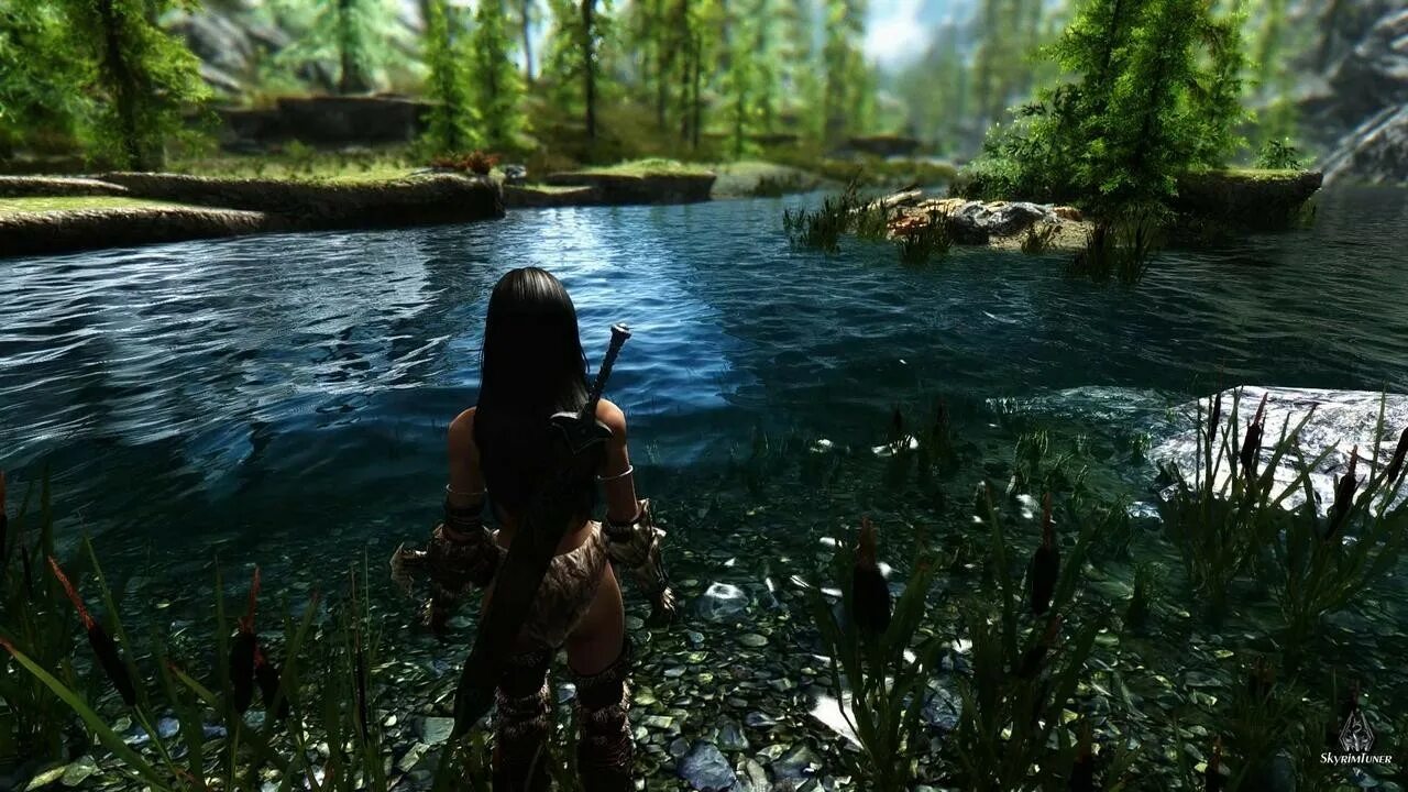 Skyrim graphics. Скайрим с графическими модами. Графика Скайрима. Скайрим с модами на графику. Skyrim моды на графику.