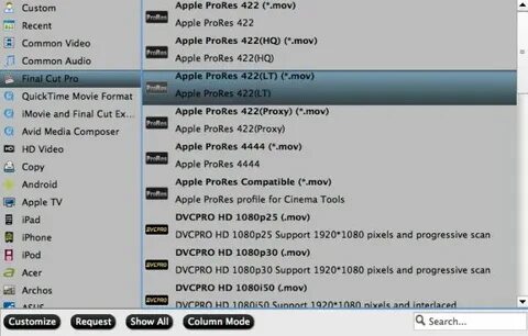 Apple prores