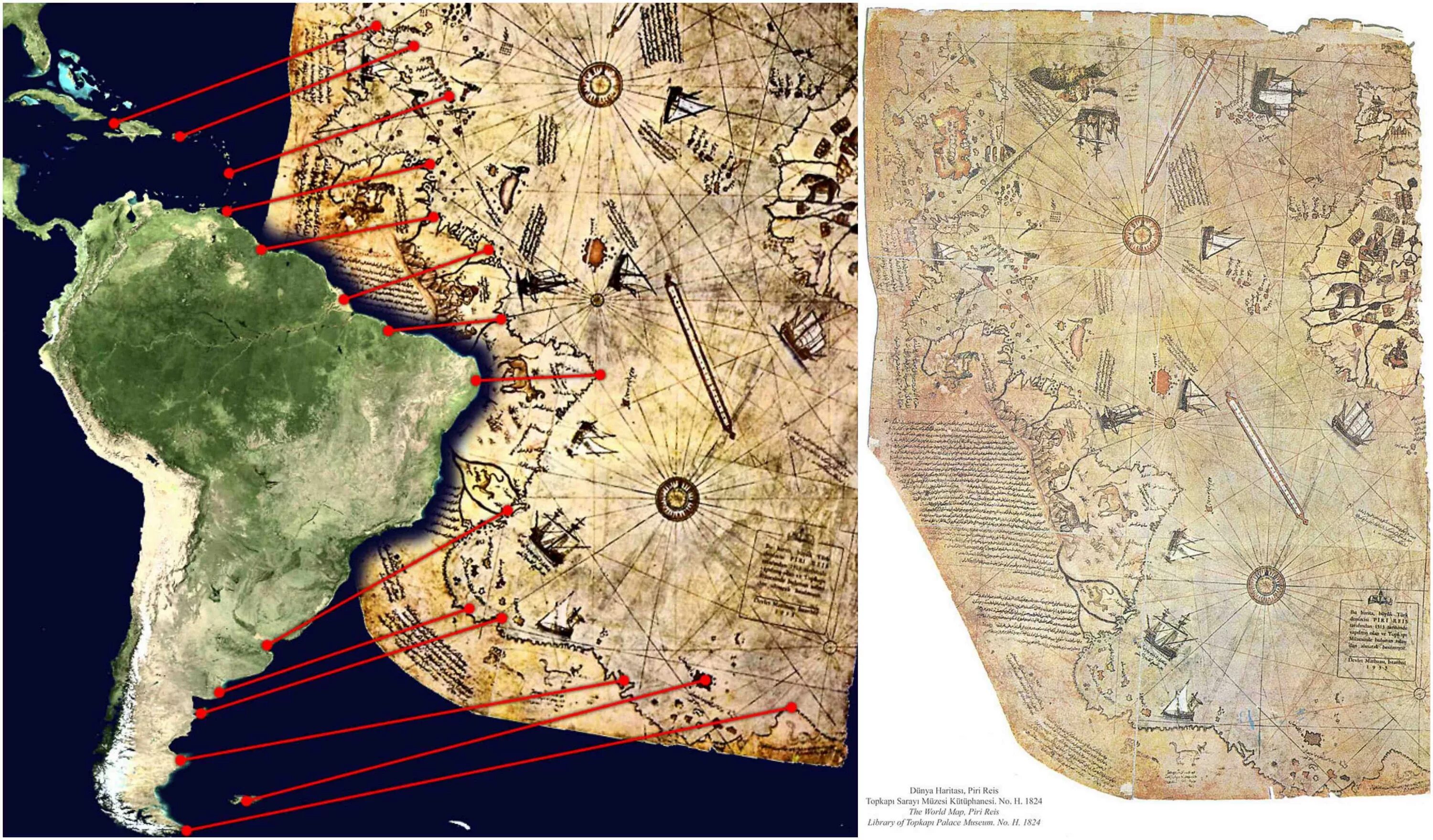 Карта Piri Reis. Карта Пири рейса 1513. Карта турецкого Адмирала Пири рейса 1513г. Пири рейс.