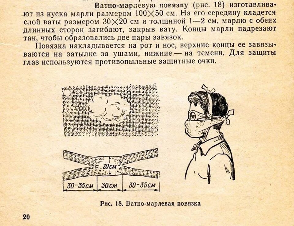 Изготовление ватно марлевой повязки инструкция. Марлевая повязка 8 слоев. Изготовление ватно-марлевой повязки. Вмп марлевая повязка. Ватно-марлевая повязка в 20-30.