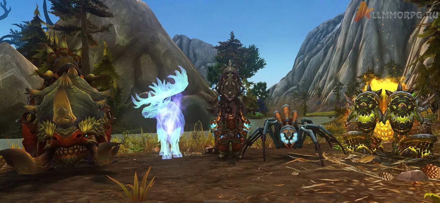 Хант вов. Wow Хант БМ. Wow 8.2 Хант Повелитель зверей. World of Warcraft охотник Повелитель зверей. TBC БМ Хант