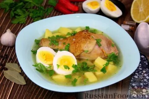 Суп из голени и картошки