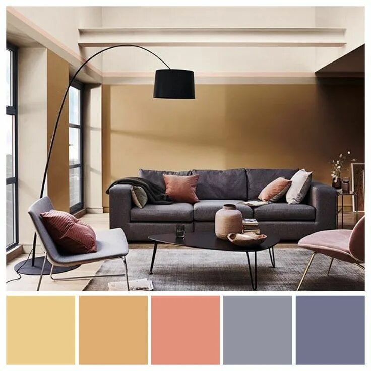 Модные цвета в интерьере 2023 ТОП-5 Современных Трендов Living room color combin