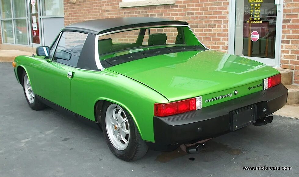 Viper green. Porsche 914. Porsche 914-6 gt. Porsche 914 Irish Green. Porsche 914 and 914/6.