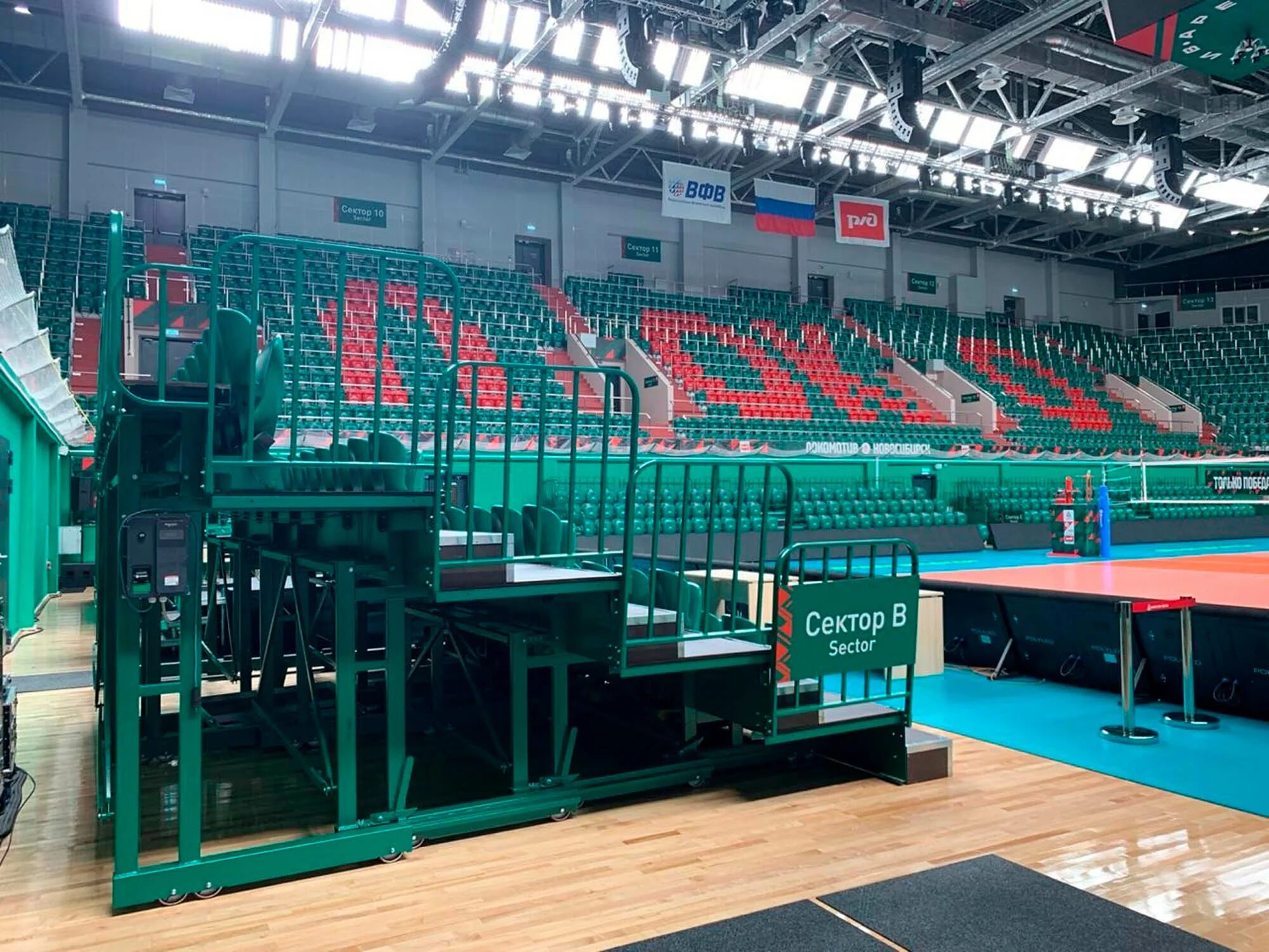 Арена нового волейбольного центра будет готова к сентябрю