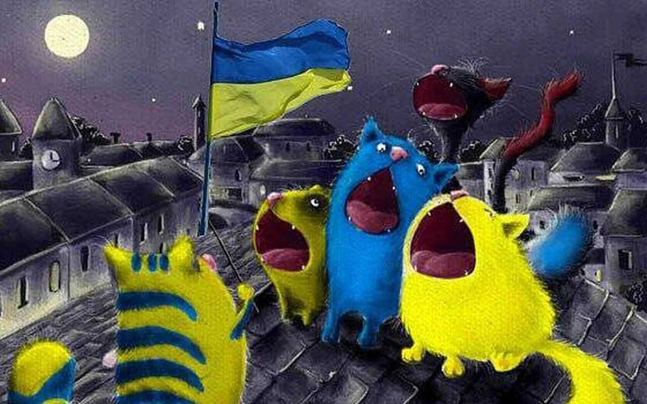 Кот с украинским флагом. Желто голубой кот. Сине жёлтый котик. Щеня вмерла Украина. Кот украинец