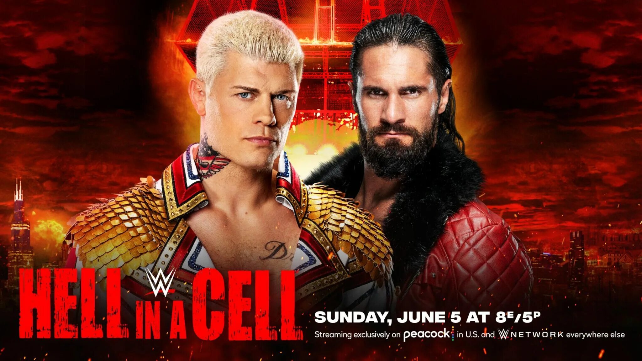 Hell in a cell. Коди роудс wwe. cody rhodes wwe 2025. коди wwe 2025 роудс. wwe hell in a cell 2025.