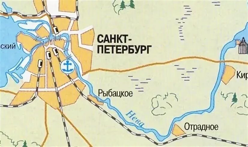 Рыбное карта