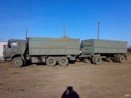 Камаз с прицепом