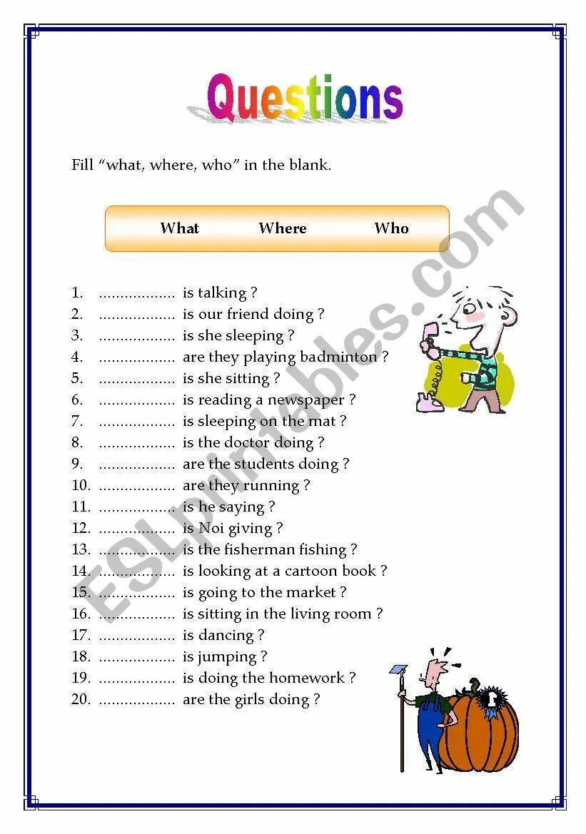 What where when who why worksheets. Who questions worksheet. what where when who why английский упражнения.