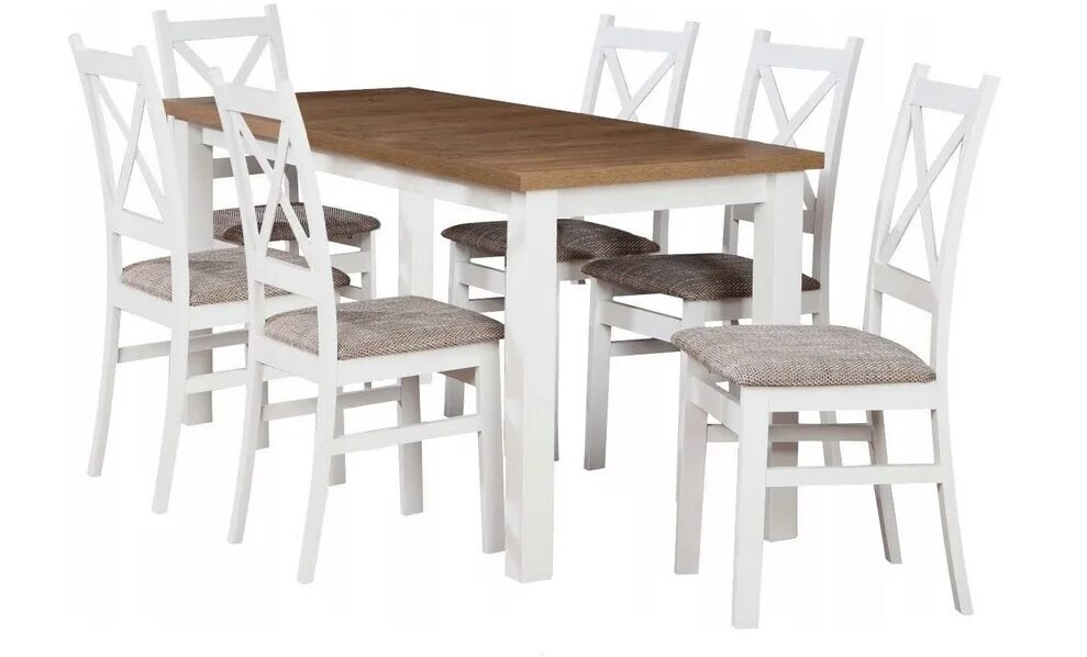 Комплект 6 стульев. Столы и 6 стульев белые дерево. Стол белый дуб со стульями. Комплект стол и 6 стульев. Стол со стульями дуб Винтаж.