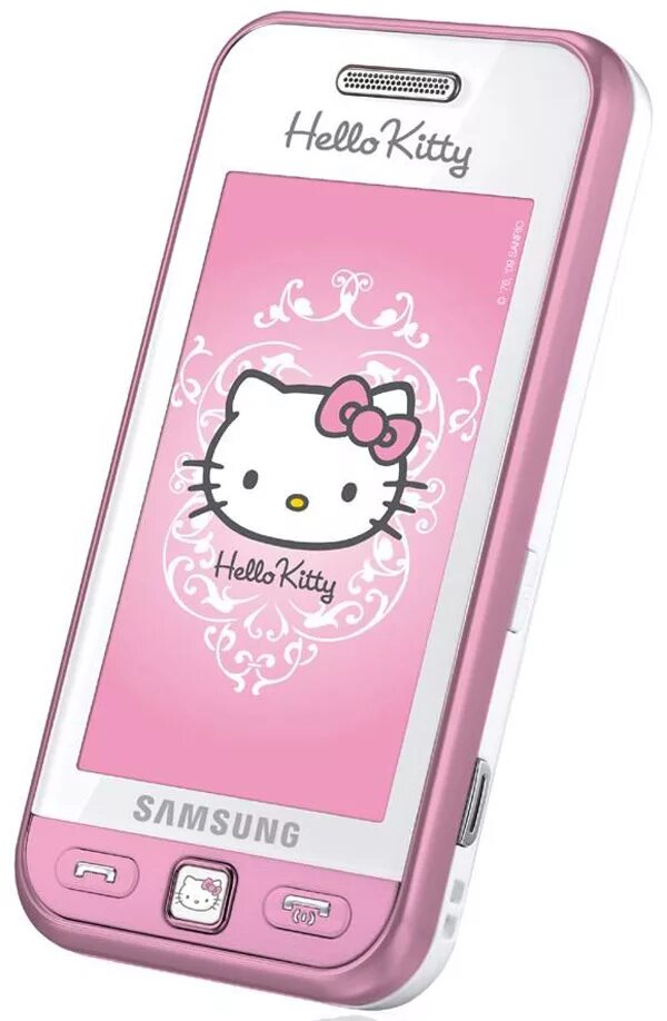 Телефоны для детей 11. Самсунг Хелло Китти. Samsung s5230 hello Kitty. Самсунг Хелло Китти розовый. Смартфон Хеллоу Китти.