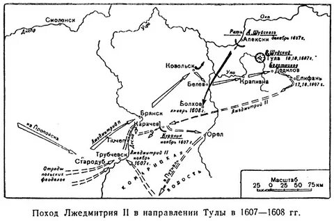 Поход лжедмитрия 1 в москву