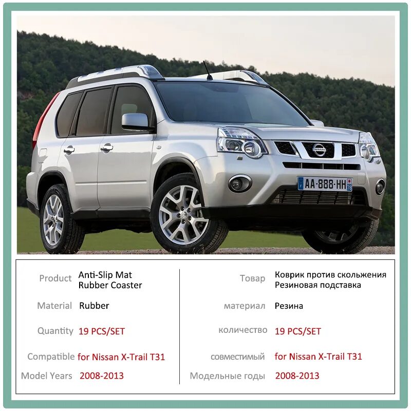 Nissan x trail параметры