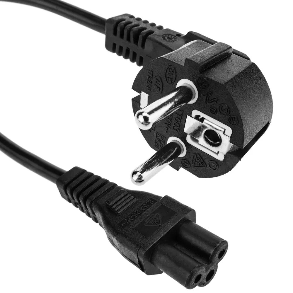 Iec 320 c5. Iec 60320 c5. schuko - c5. кабель питания eu-schuko male (угловой) - нет разъема, 3х1.5мм2, 16а, 5м, черный. кабель питания iec 60320 c5 для ноутбука, 1,8м.