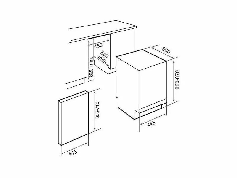 Встроенная посудомойка 40 см. Посудомоечная машина Teka DW 455 Fi. Посудомойка 45 см встраиваемая габариты. Глубина посудомоечной машины 45 см встраиваемая. Посудомойка ТЕКА 45 см встраиваемая.