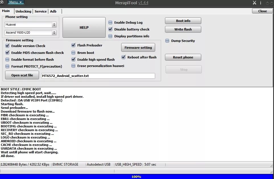 Scatter file