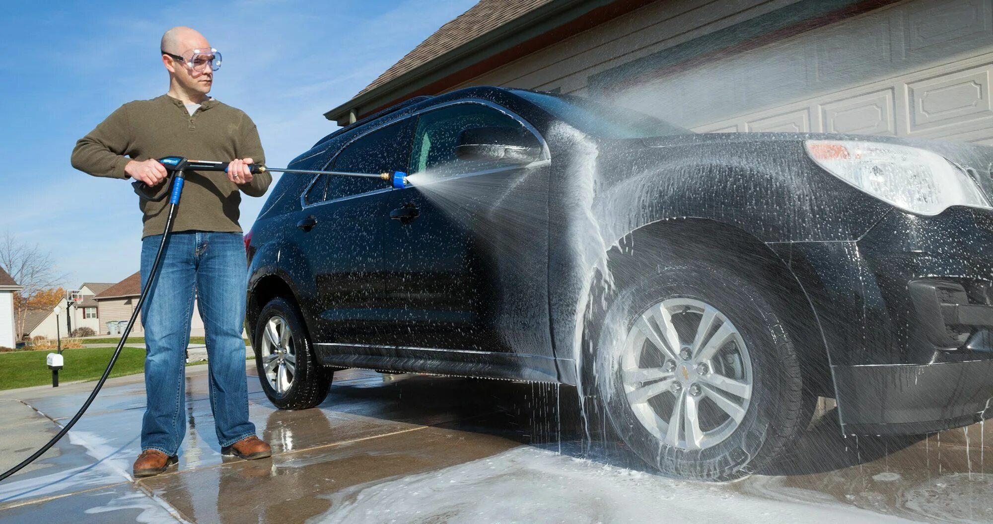Clean the car