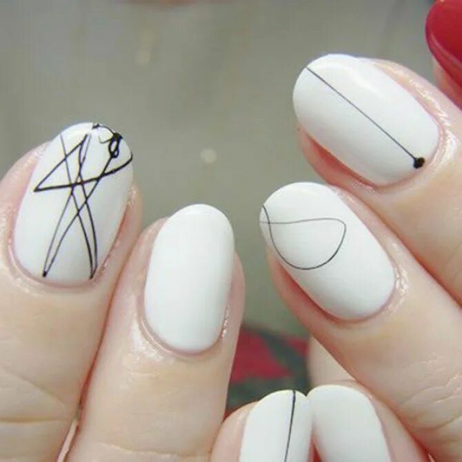 32 Elegant White Nail Design for Summer Nails in 2021 Gel nails, Acrylic nails, 