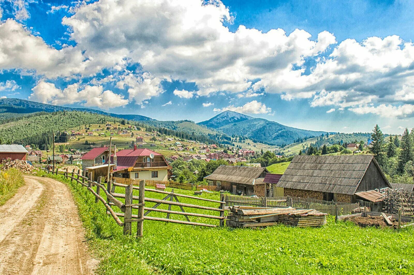 Города села деревни. В селе. Сьло. Селсо. Карпатские села.