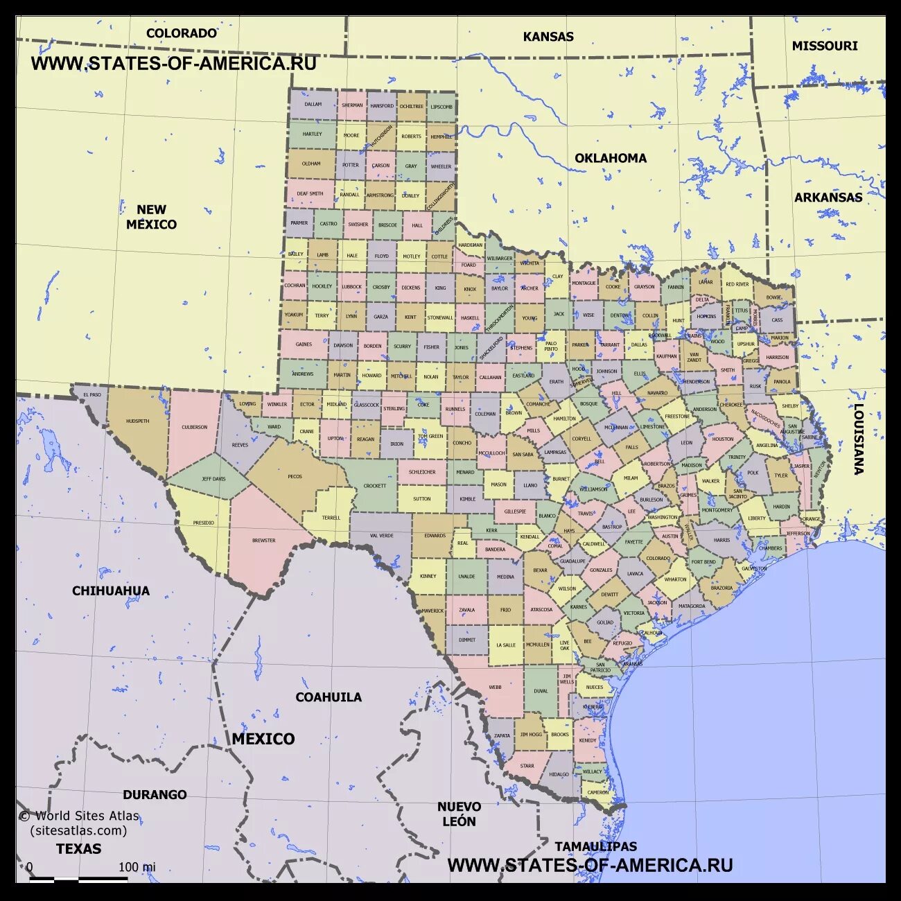 Техас сколько штатов. Штат Техас карта с городами. Техас на карте США. Штат Техас на карте США. Штат Техас на карте США С городами и Штатами на русском.