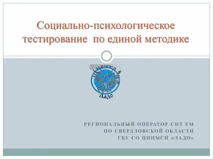 Социально психологическое тестирование амурская область