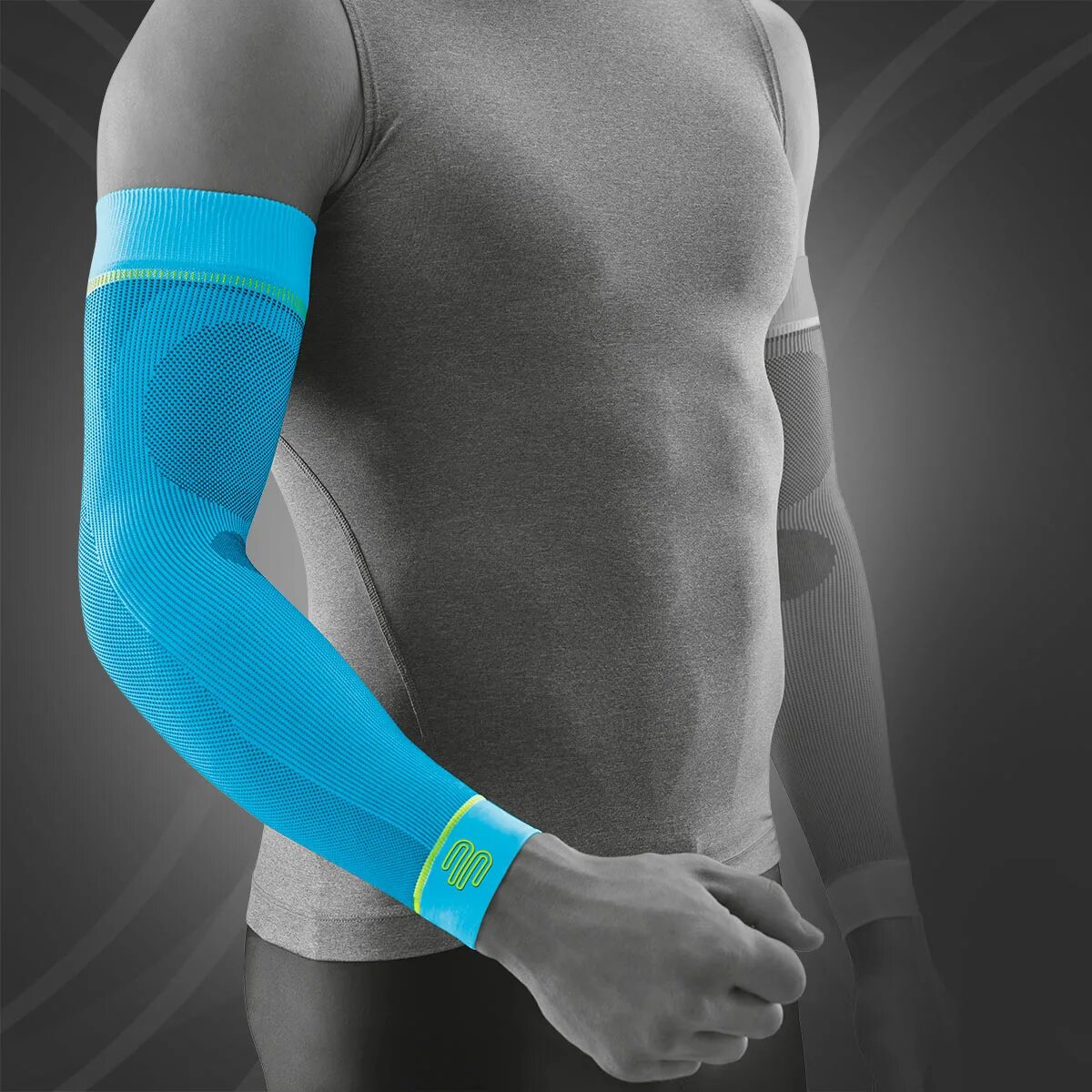 Противоотечный трикотаж рукав bauerfeind. Compression clothing foto reklams. Compression. Компрессорный рукав для руки. Sleeve for steel compression.