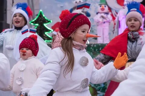 Украинка занялась со снеговиком