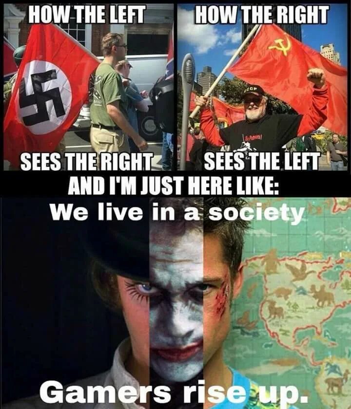 Living in a society. Gamers Rise up.