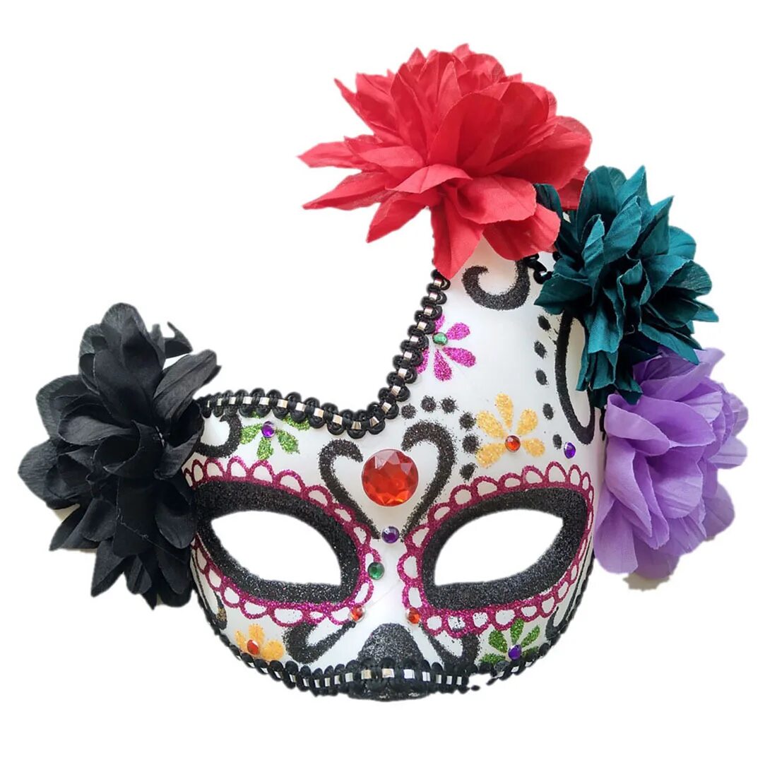 Маскарадная маска женская. Карнавальная маска «череп». Маски маскарадные с цветами. Мексиканские маски. Маска по цвету
