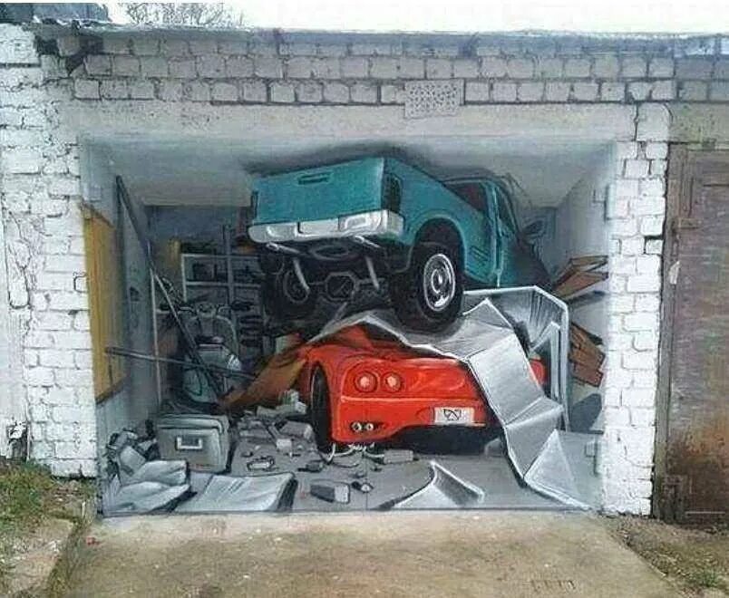3 д гараж. Рисунки на воротах гаража. аэрография на воротах гаража. разрисовать ворота гаража. прикольные ворота гаража.