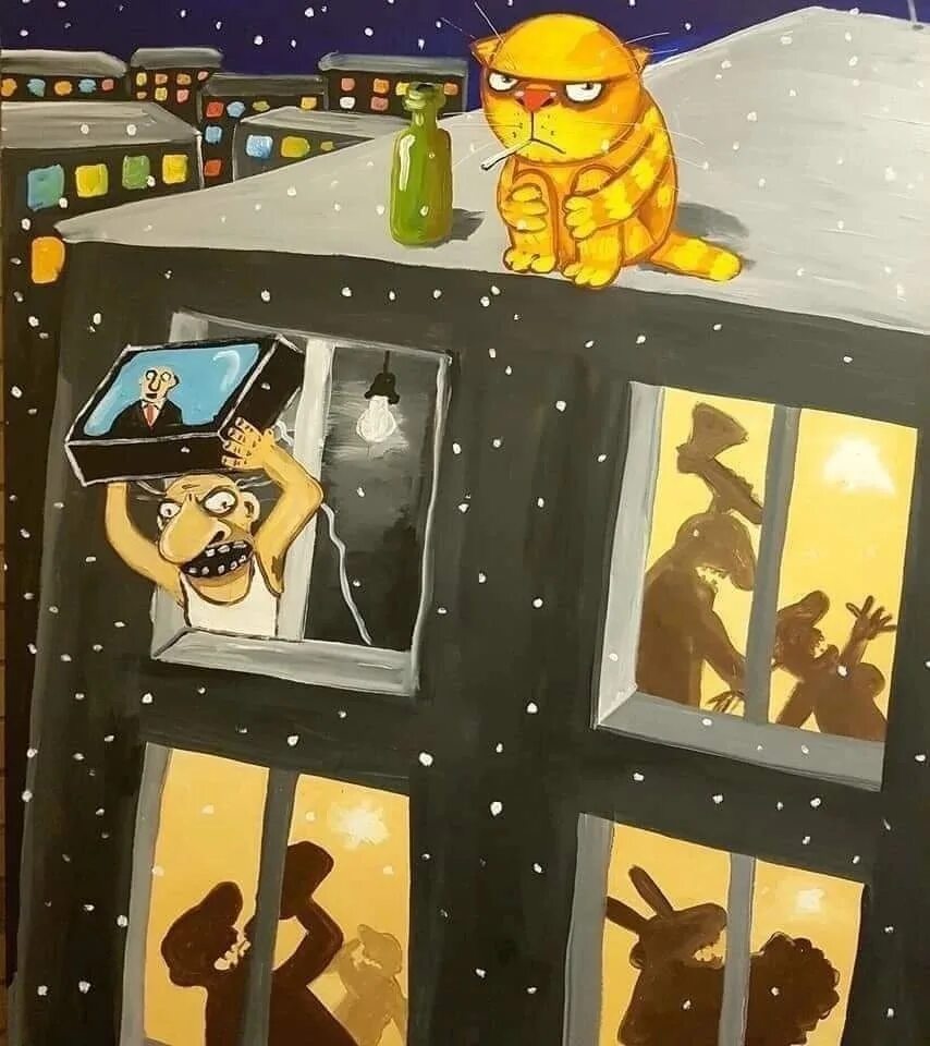 Вася ложкин битлз. Вася ложкин корпоратив. Вася ложкин праздник. Художник василий ложкин. Картины васи ложкина россия.