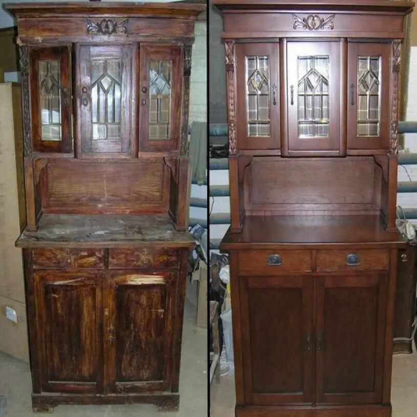 Старая мебель. Реставрируем деревянную мебель. Старинные шкафы и Буфеты. Отреставрированная деревянная мебель. Ремонт реставрация мебели