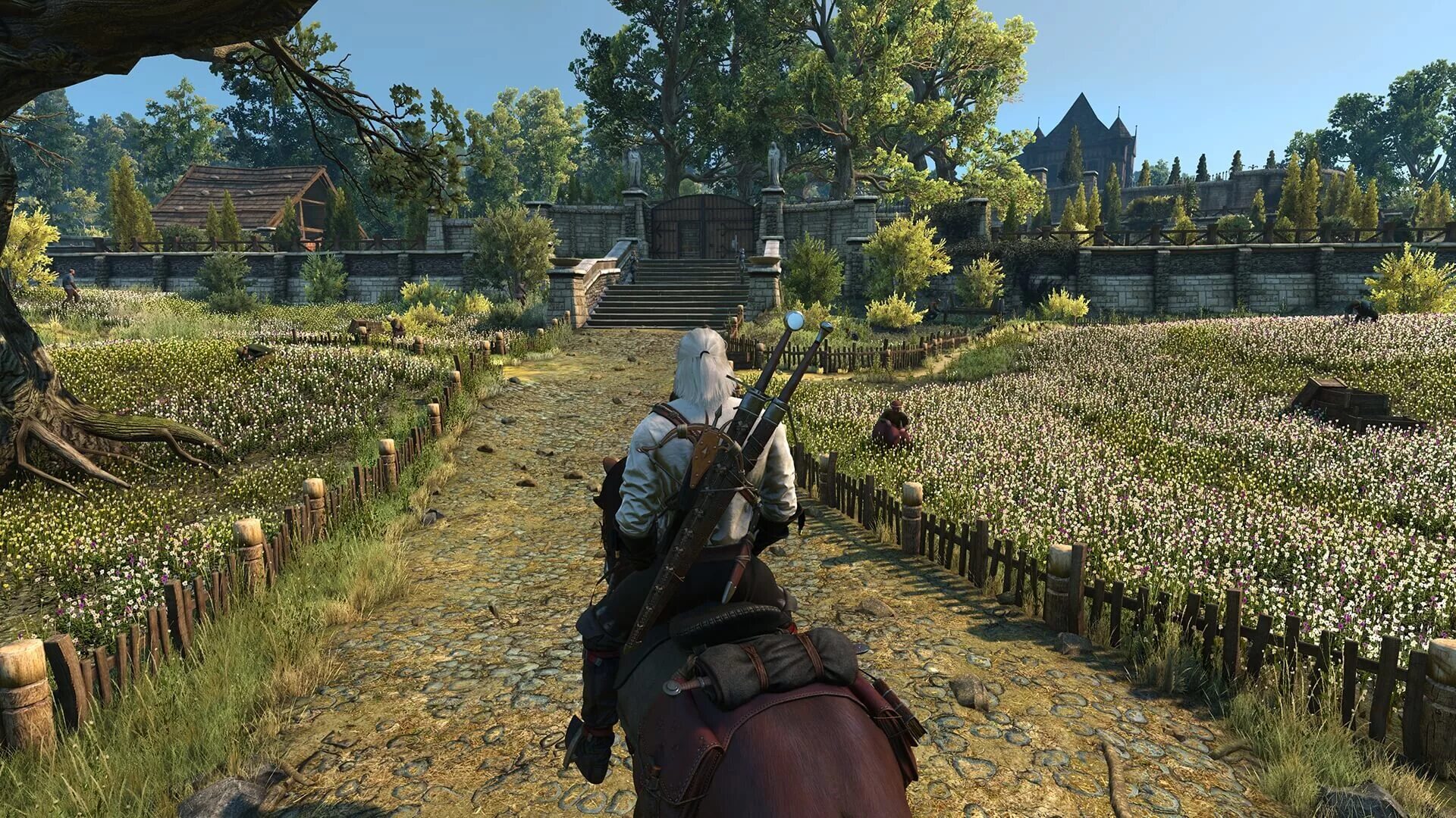 Ведьмак 3 трава. The Witcher 3 beautiful grass Mod. Ведьмак травы. Ведьмак 3 без травы.