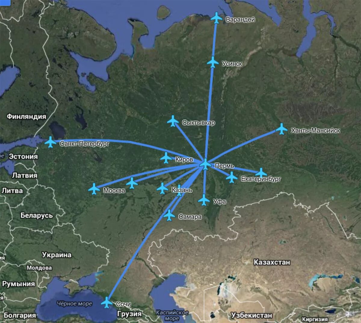 Над какими. Карта авиасообщений России. Авиасообщение между городами России. Авиасообщение Москвы с городами России. Путь самолета Екатеринбург Сочи.